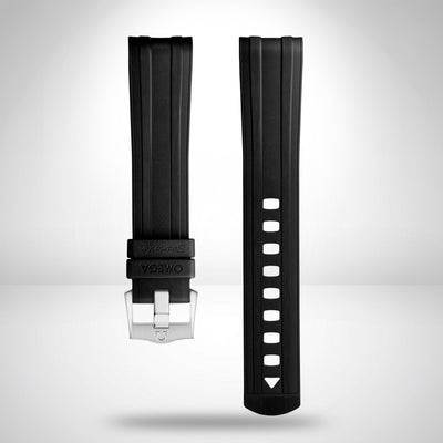 Seamaster Diver 300M Black Rubber Strap | 20mm | 032CVZ010126