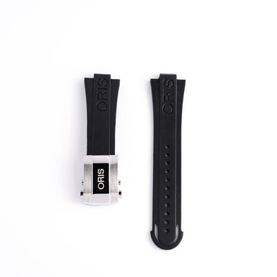 Oris Aquis Date 43mm Black Rubber Strap + Clasp | Genuine OEM 07 4 26 34EB