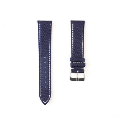 Genuine Omega Speedmaster Silver Snoopy 50th 20mm Blue Cordura Strap & Pin Buckle | 032CWZ014510