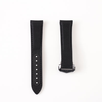 Genuine Omega Speedmaster Dark Side of the Moon 21mm Black Cordura Strap & Ceramic Clasp | 032CWZ003216