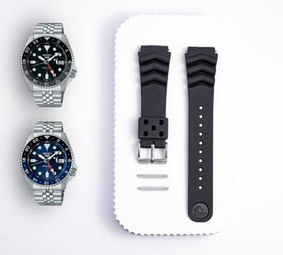 Scuba Diver Silicone Strap | 22mm Black | Z22 4FY8JZ | SKX Models