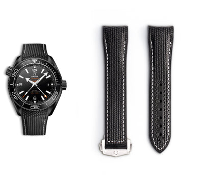 Seamaster Planet Ocean Black Rubber Strap | 21mm | CVZ005306