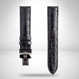 Tissot Le Locle 19mm PRC 200 Black Alligator-Embossed Leather Strap | OEM T852013405