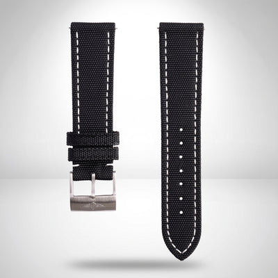 Breitling Avenger B01 Etamine Anthracite Woven Fabric Strap 22mm | Genuine OEM 109W