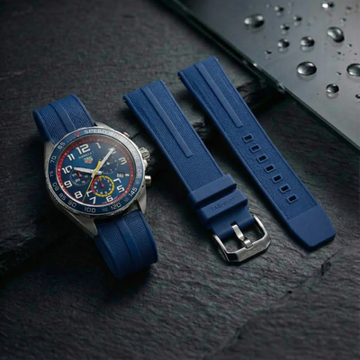 Formula 1 Red Bull Racing Blue Rubber Strap | 21.5mm | FT8052