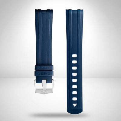 Seamaster 300M Blue Rubber Strap | 20mm | 032CVZ010127