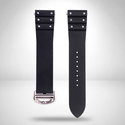 Santos Rubber Strap | 21mm Black | WSSA0037 | QuickSwitch Clasp