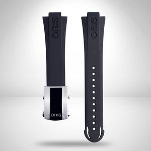 Aquis Rubber Strap | 24mm Black | 07 4 24 | 7730 7733 7743 7754