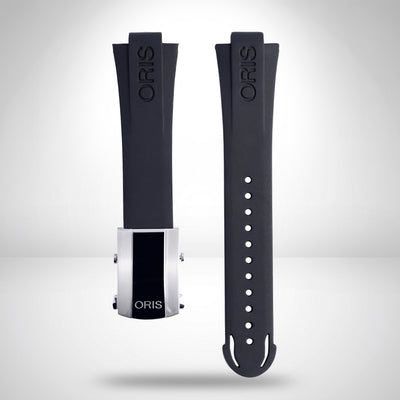 Aquis Rubber Strap | 24mm Black | 07 4 24 | 7730 7733 7743 7754