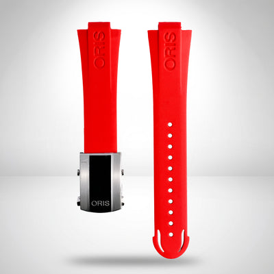 Aquis Rubber Strap | 24mm Red | 07 4 24 66EB | Model 7730