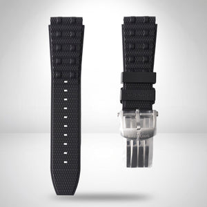 Genuine Breitling Rouleaux Chronomat B01 Black Rubber Strap 22mm / 20mm | A20DSA.6 Steel Clasp