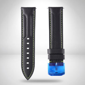 Genuine TAG Heuer Formula 1 Aston Martin Black Leather Strap 21.5mm / 22mm | FC8245 with Pin Buckle
