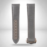 Genuine Omega Speedmaster Grey Side of the Moon 21mm Grey Fabric Strap & Deployant Clasp