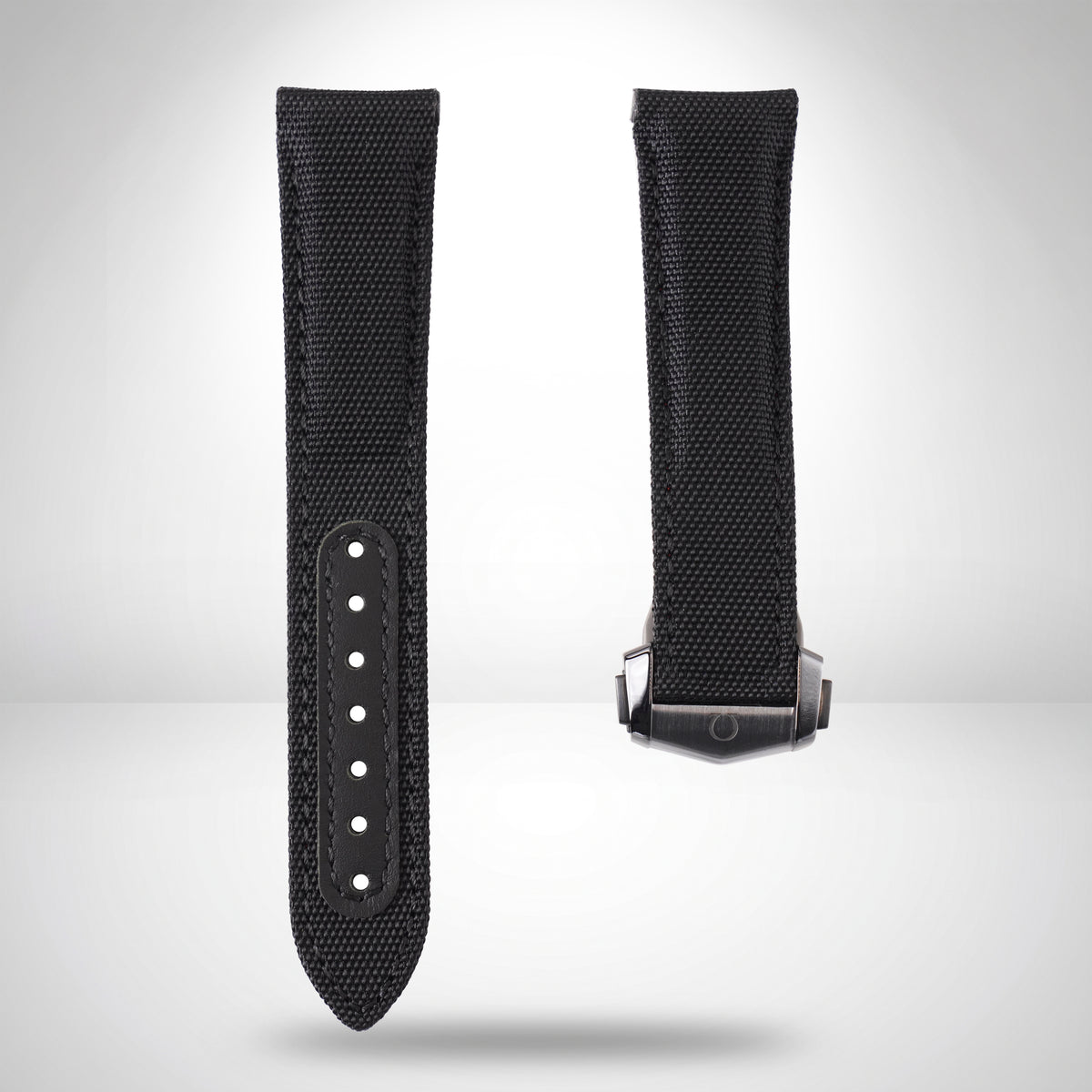 Genuine Omega Speedmaster Dark Side of the Moon 21mm Black Cordura Strap & Ceramic Clasp | 032CWZ003216