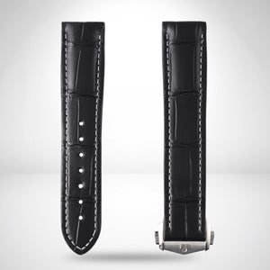 Genuine Omega Speedmaster Tokyo 2020 20mm Grey Alligator Strap & Steel Deployant Clasp | CUZ009860 / 94521893