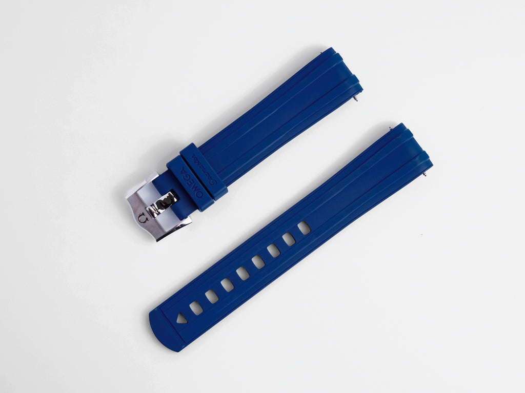 Seamaster 300M Blue Rubber Strap | 20mm | 032CVZ010127