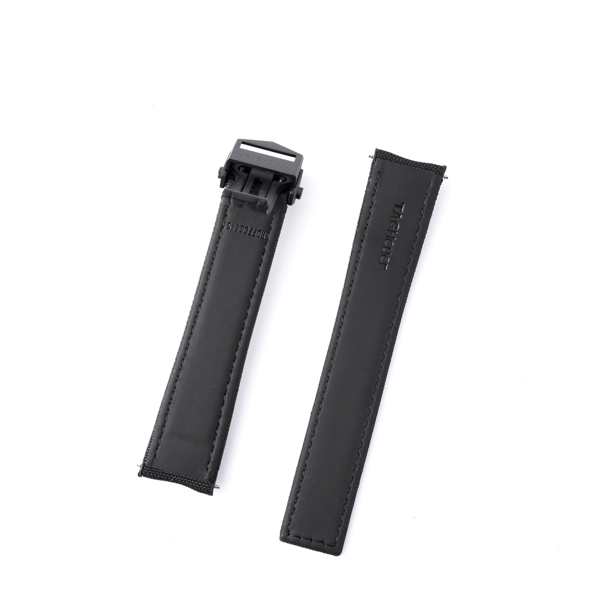 TAG Heuer Aquaracer 41mm All-Black Nylon Textile 20.5mm Strap Titanium Folding Clasp | Genuine OEM FC6445 / FC5055
