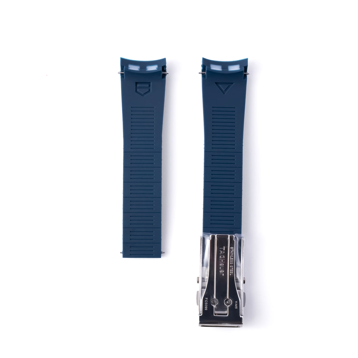 TAG Heuer Aquaracer Professional 300 GMT 43mm Blue Rubber 21.5mm Strap | Genuine OEM FT6198 / FC5099