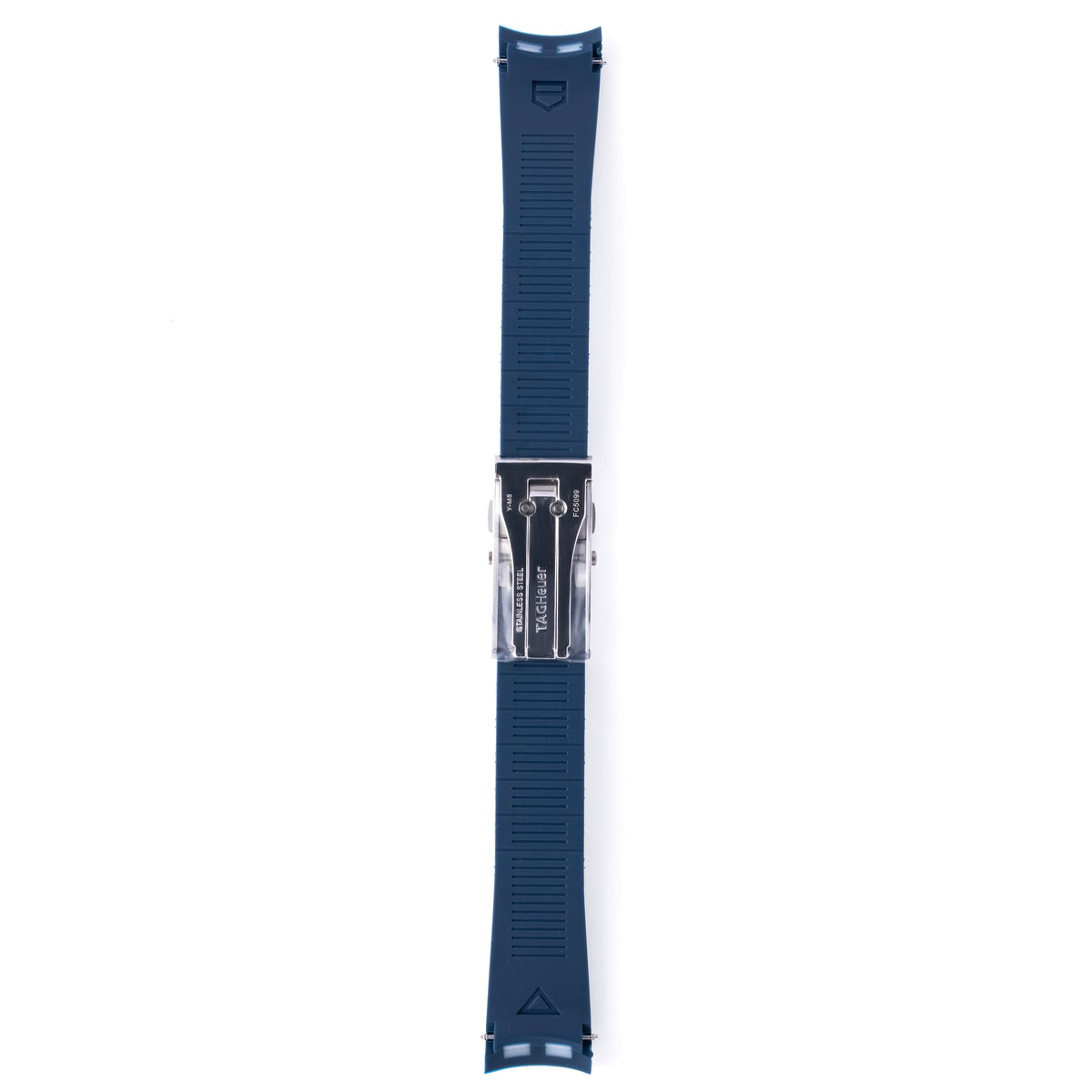 TAG Heuer Aquaracer Professional 300 GMT 43mm Blue Rubber 21.5mm Strap | Genuine OEM FT6198 / FC5099