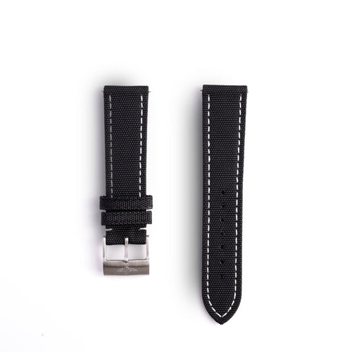 Breitling Avenger B01  Etamine Anthracite Woven Fabric Strap 22mm | Genuine OEM 109W