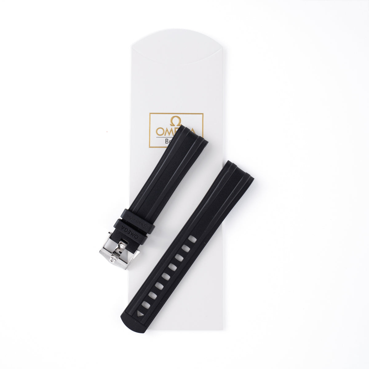 Seamaster Diver 300M Black Rubber Strap | 20mm | 032CVZ010126