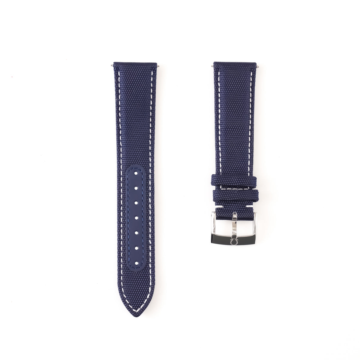 Genuine Omega Speedmaster Silver Snoopy 50th 20mm Blue Cordura Strap & Pin Buckle | 032CWZ014510