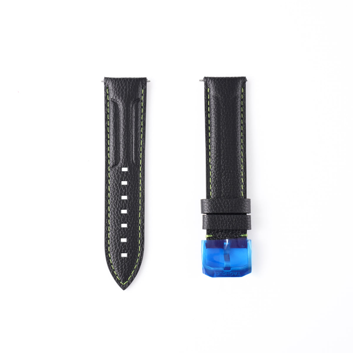 Genuine TAG Heuer Formula 1 Aston Martin Black Leather Strap 21.5mm / 22mm | FC8245 with Pin Buckle