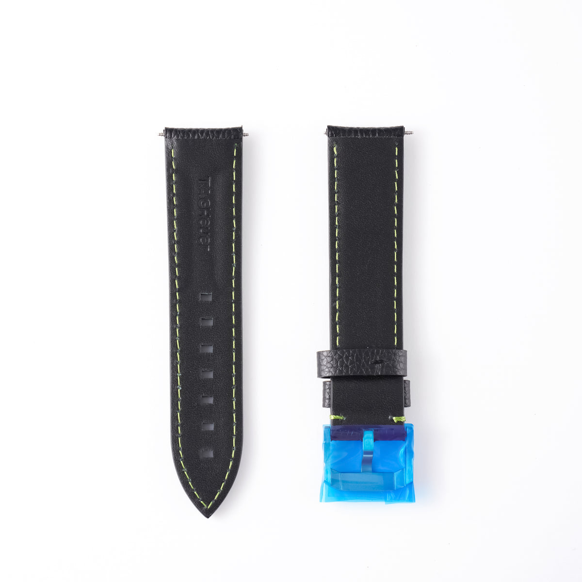 Genuine TAG Heuer Formula 1 Aston Martin Black Leather Strap 21.5mm / 22mm | FC8245 with Pin Buckle