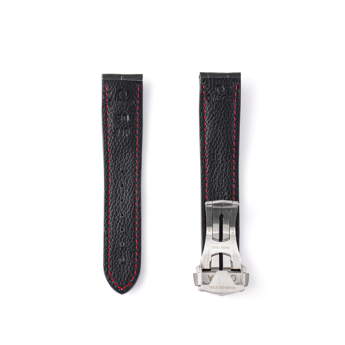 Genuine Omega Speedmaster Tokyo 2020 20mm Grey Alligator Strap & Steel Deployant Clasp | CUZ009860 / 94521893