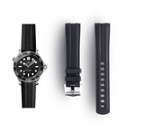 Seamaster Diver 300M Black Rubber Strap | 20mm | 032CVZ010126