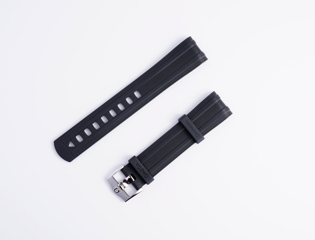 Seamaster Diver 300M Black Rubber Strap | 20mm | 032CVZ010126