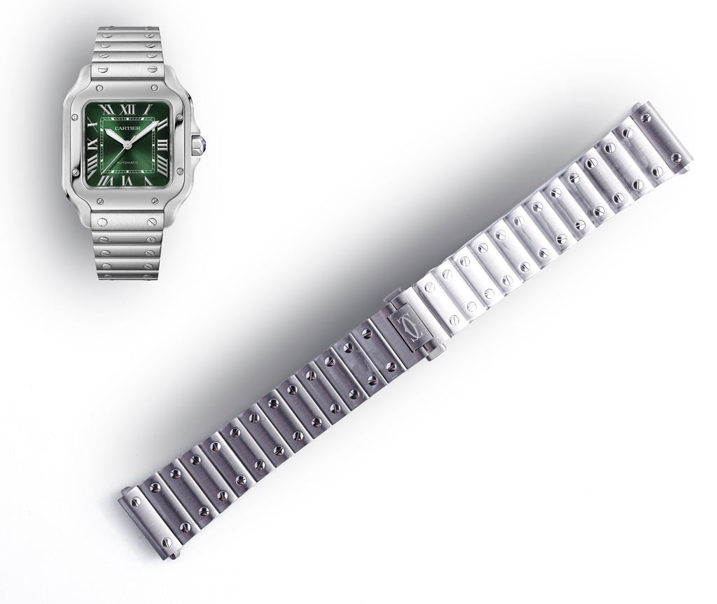 Santos Medium Bracelet | 18.5mm Stainless Steel | WSSA0061 | QuickSwitch