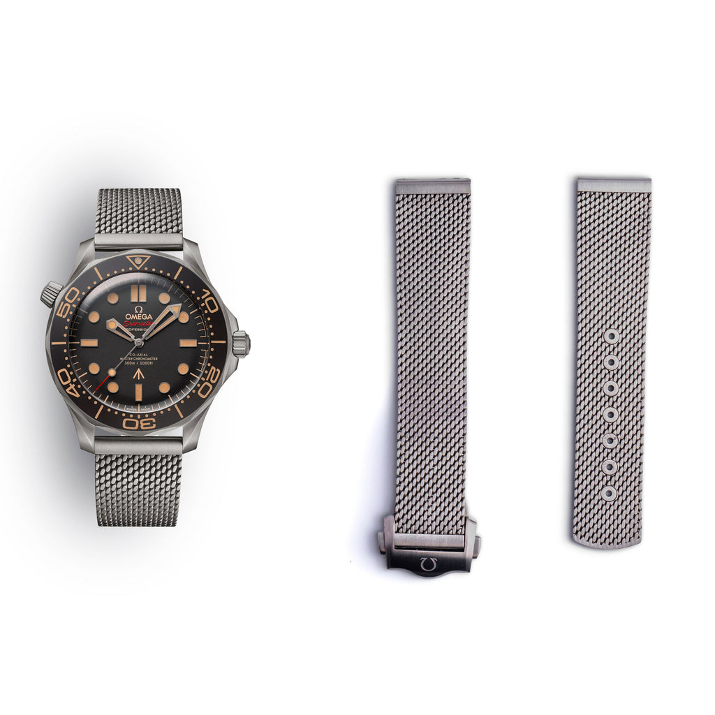 Seamaster James Bond 007 Titanium Mesh Bracelet | 20mm | 020TIZ012332