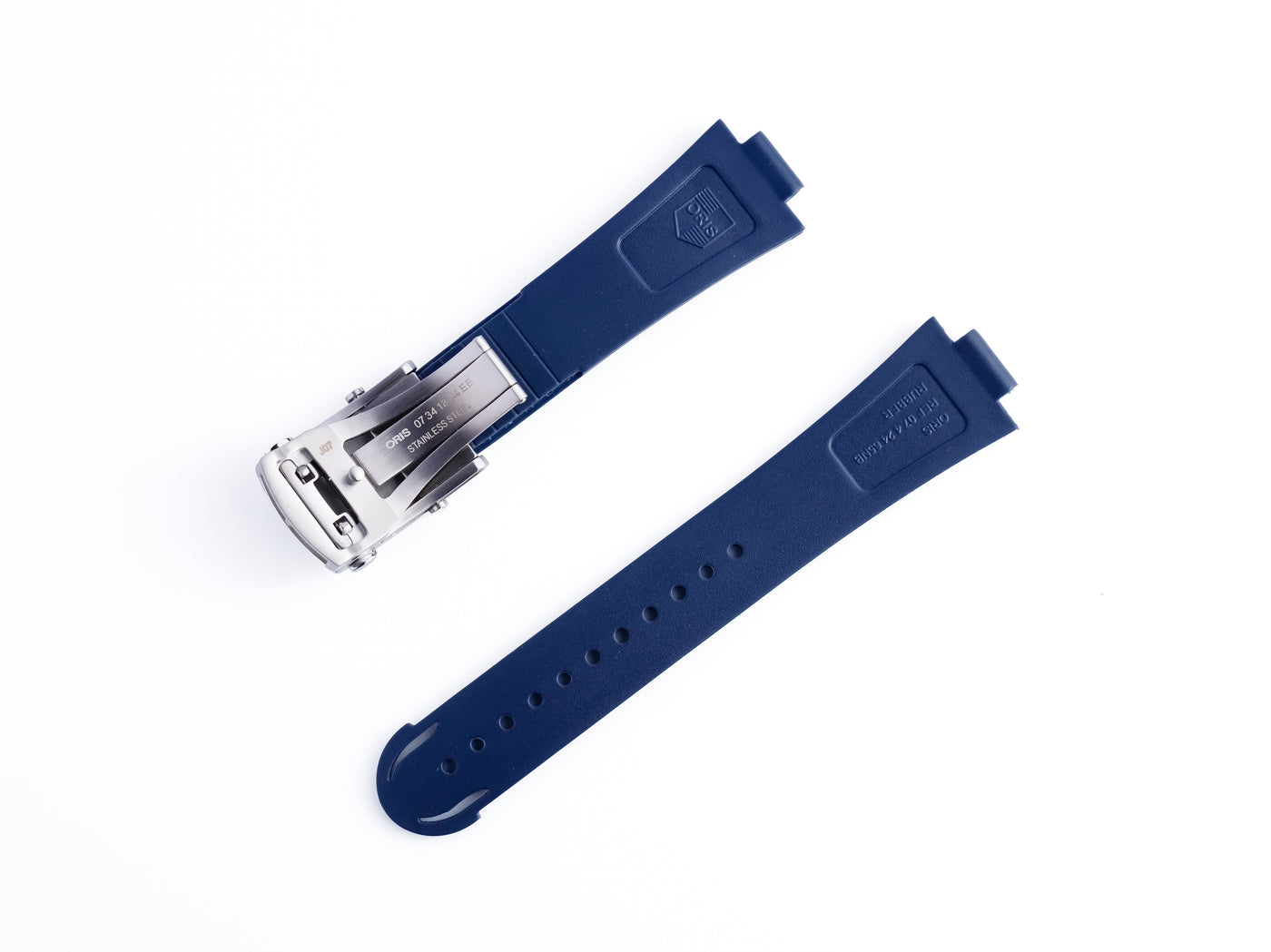 Aquis Rubber Strap | 24mm Blue | 07 4 24 | 7730 7733 7743 7754