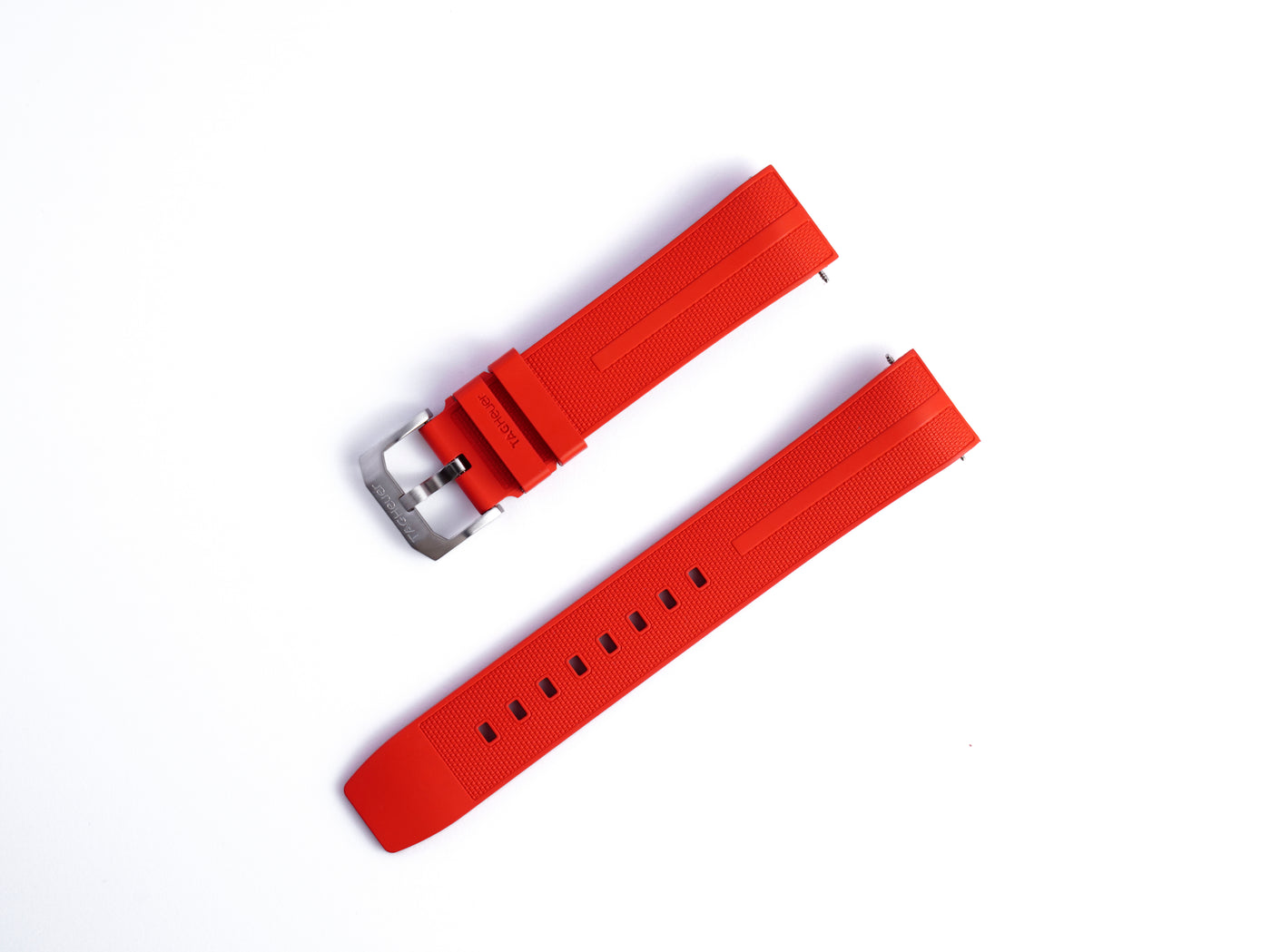 TAG Heuer Formula 1 Red Rubber Strap 21.5mm | Genuine OEM BT0744 FT8055