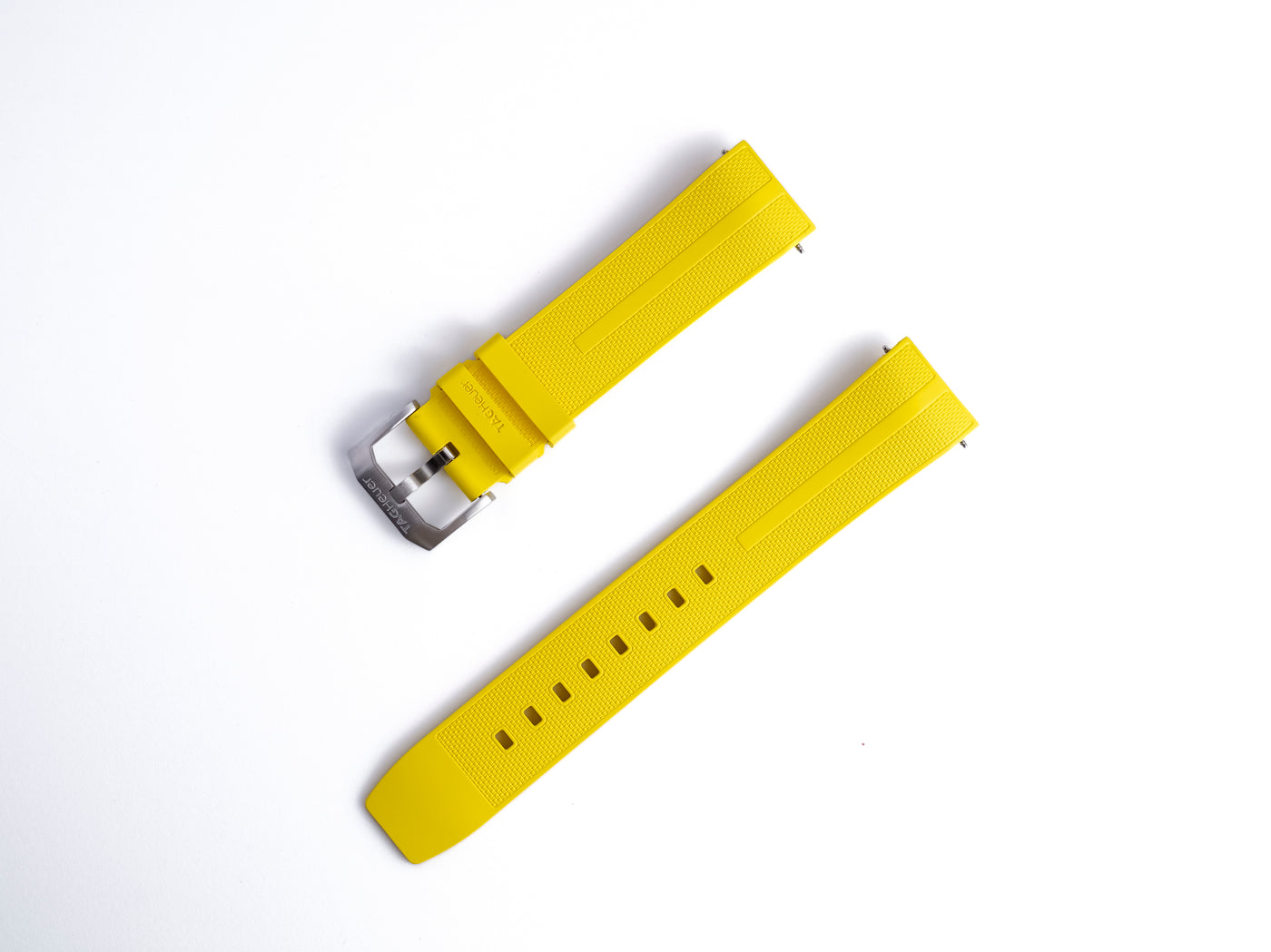 TAG Heuer Formula 1 Yellow Rubber Strap 21.5mm | Genuine OEM FT8054 CAZ101AM