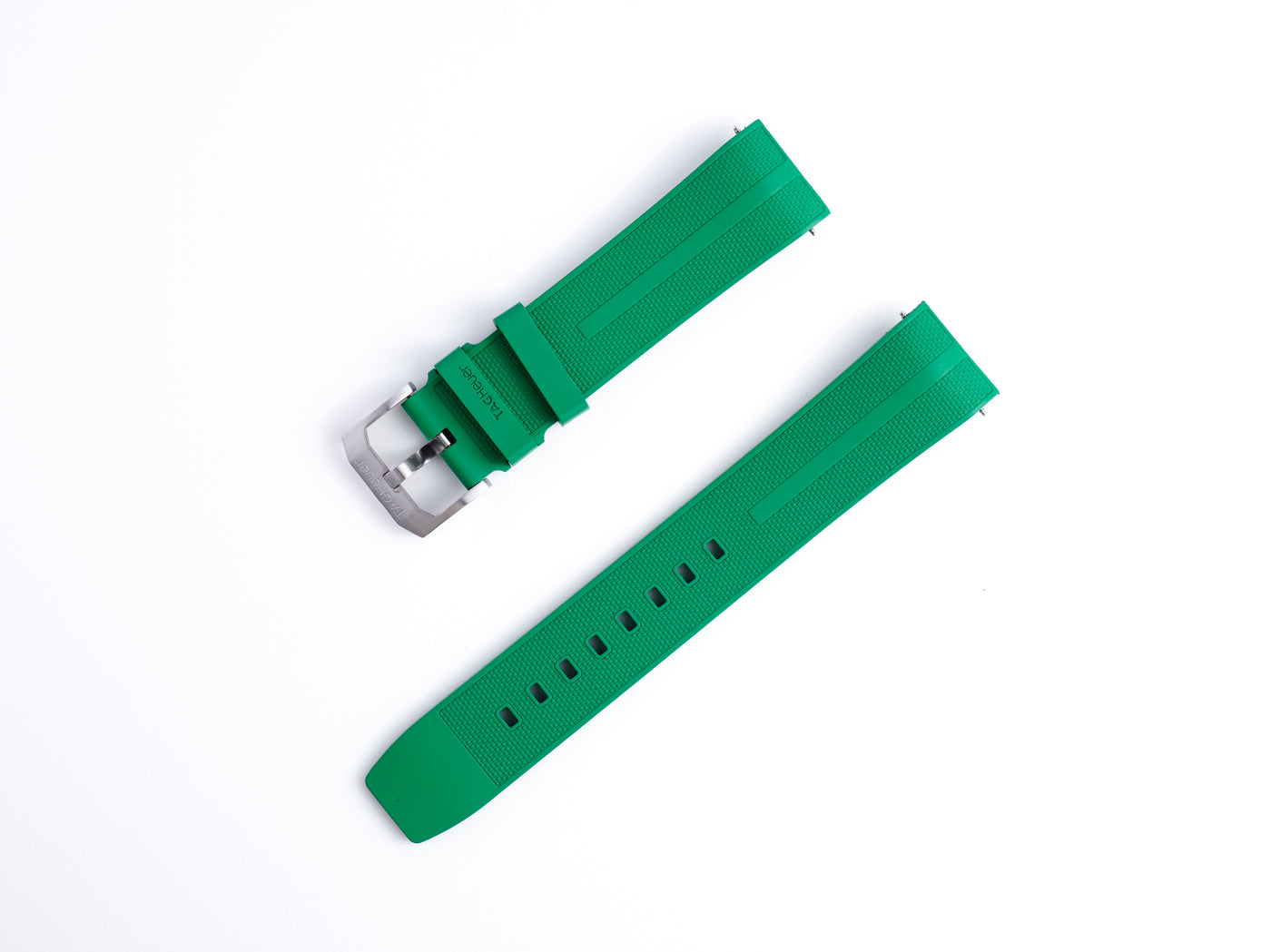 TAG Heuer Formula 1 Green Rubber BT0745 Strap 21.5mm | Genuine OEM CAZ101AP