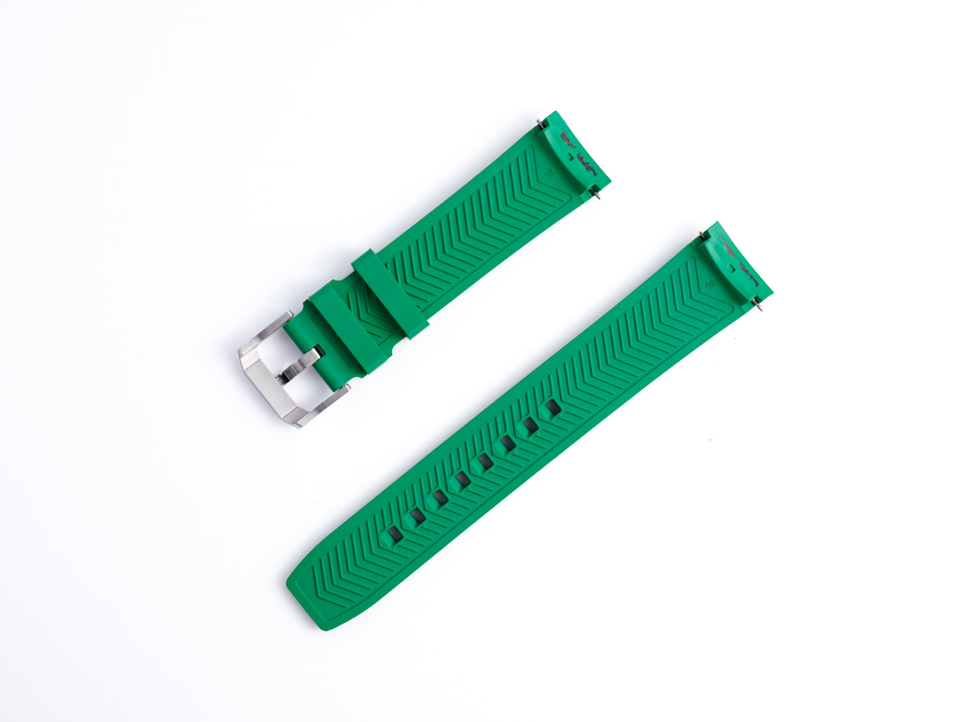 TAG Heuer Formula 1 Green Rubber BT0745 Strap 21.5mm | Genuine OEM CAZ101AP
