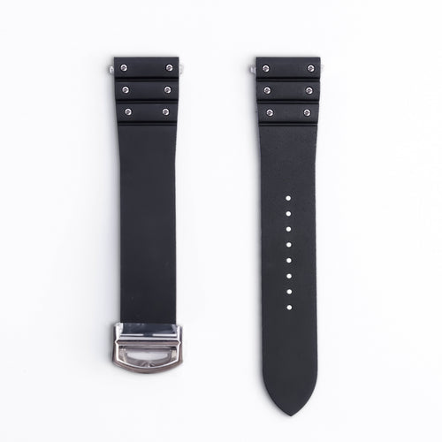 Santos Rubber Strap | 21mm Black | WSSA0037 | QuickSwitch Clasp