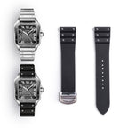 Santos Rubber Strap | 21mm Black | WSSA0037 | QuickSwitch Clasp
