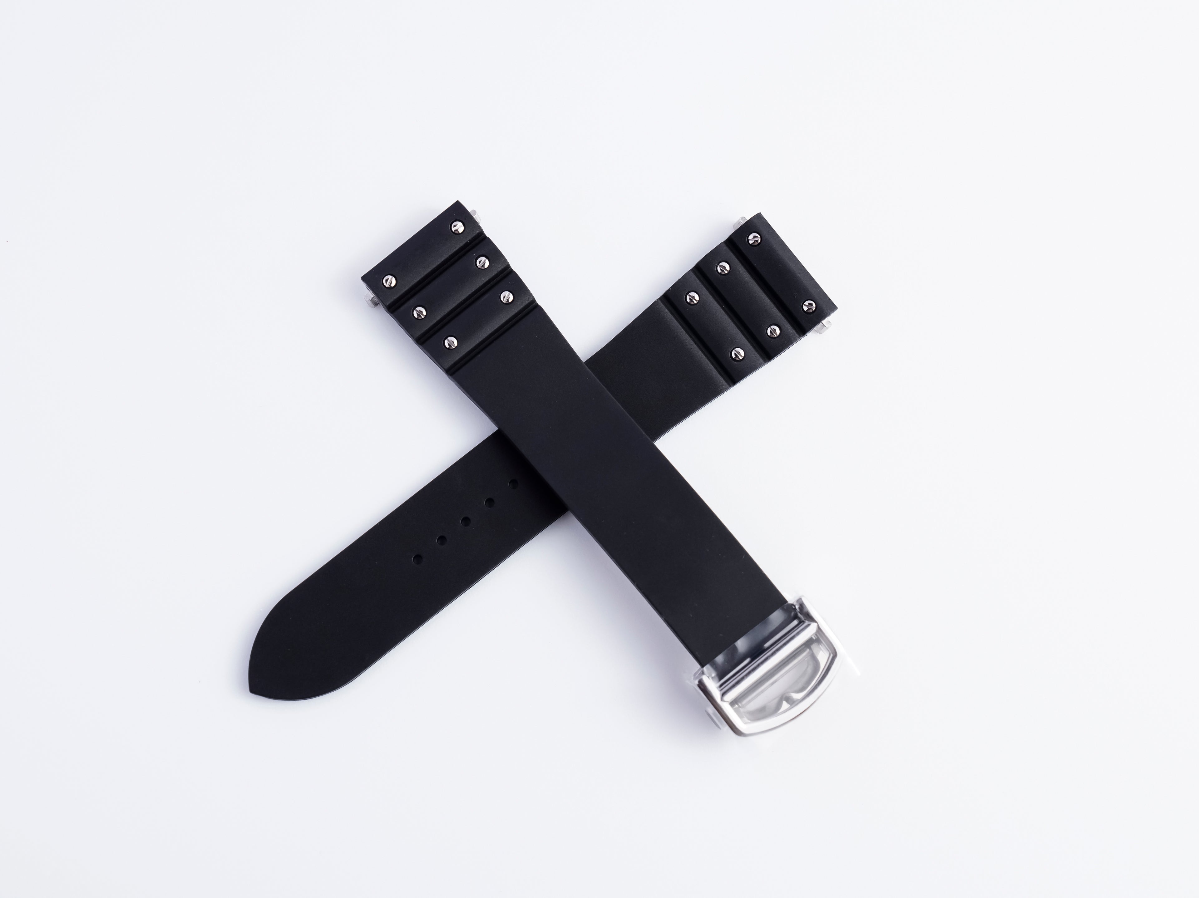 Santos Rubber Strap | 21mm Black | WSSA0037 | QuickSwitch Clasp