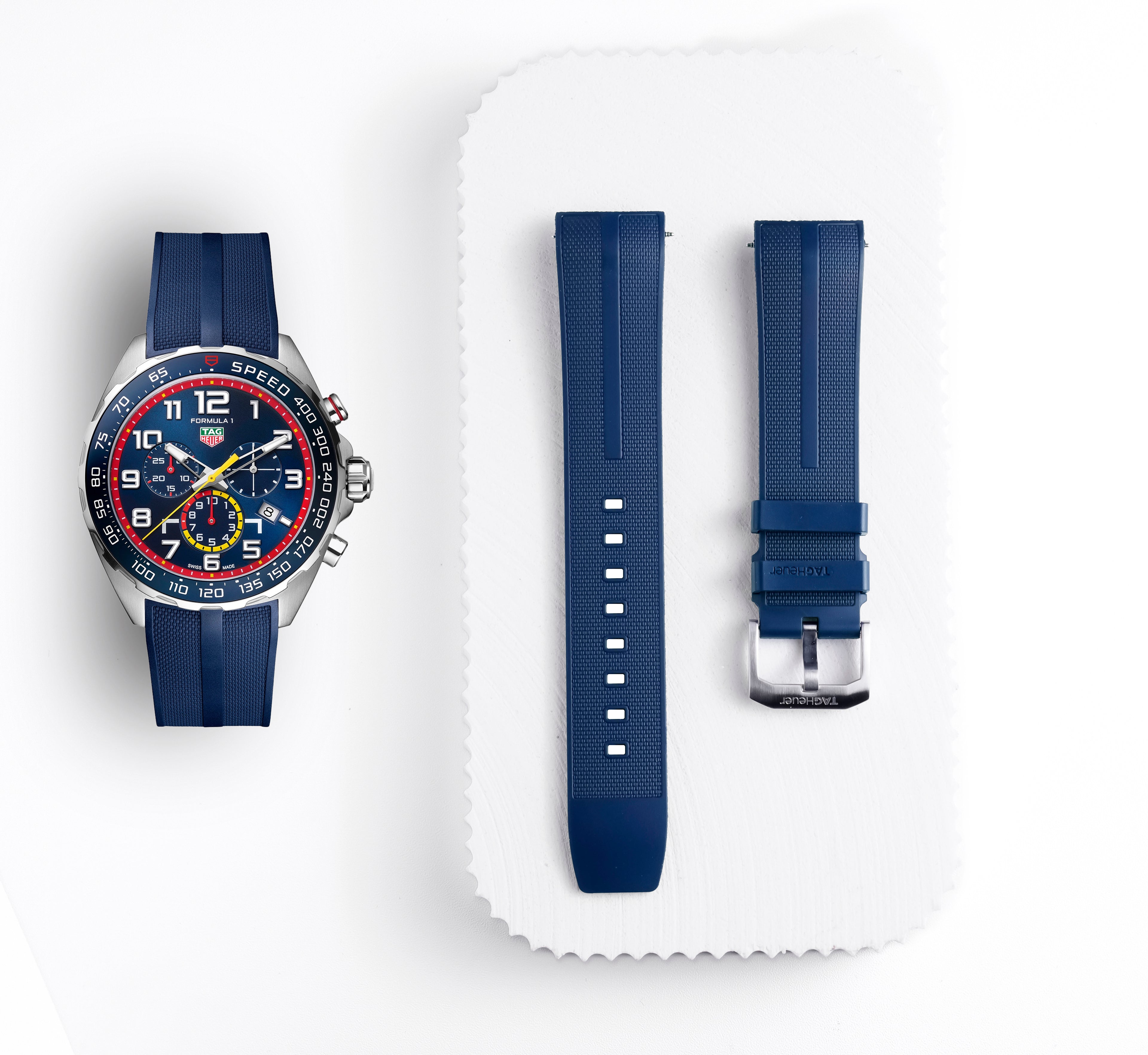 Tag Heuer F1 Red Bull Racing Blue Rubber Strap | 21.5mm | FT8052