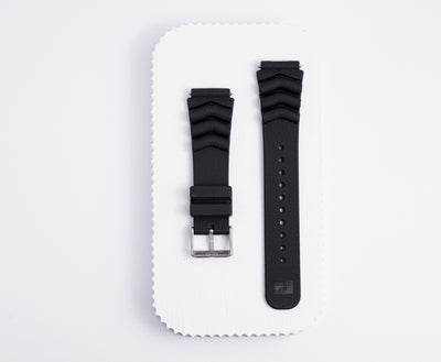 Scuba Diver Silicone Strap | 22mm Black | Z22 4FY8JZ | SKX Models