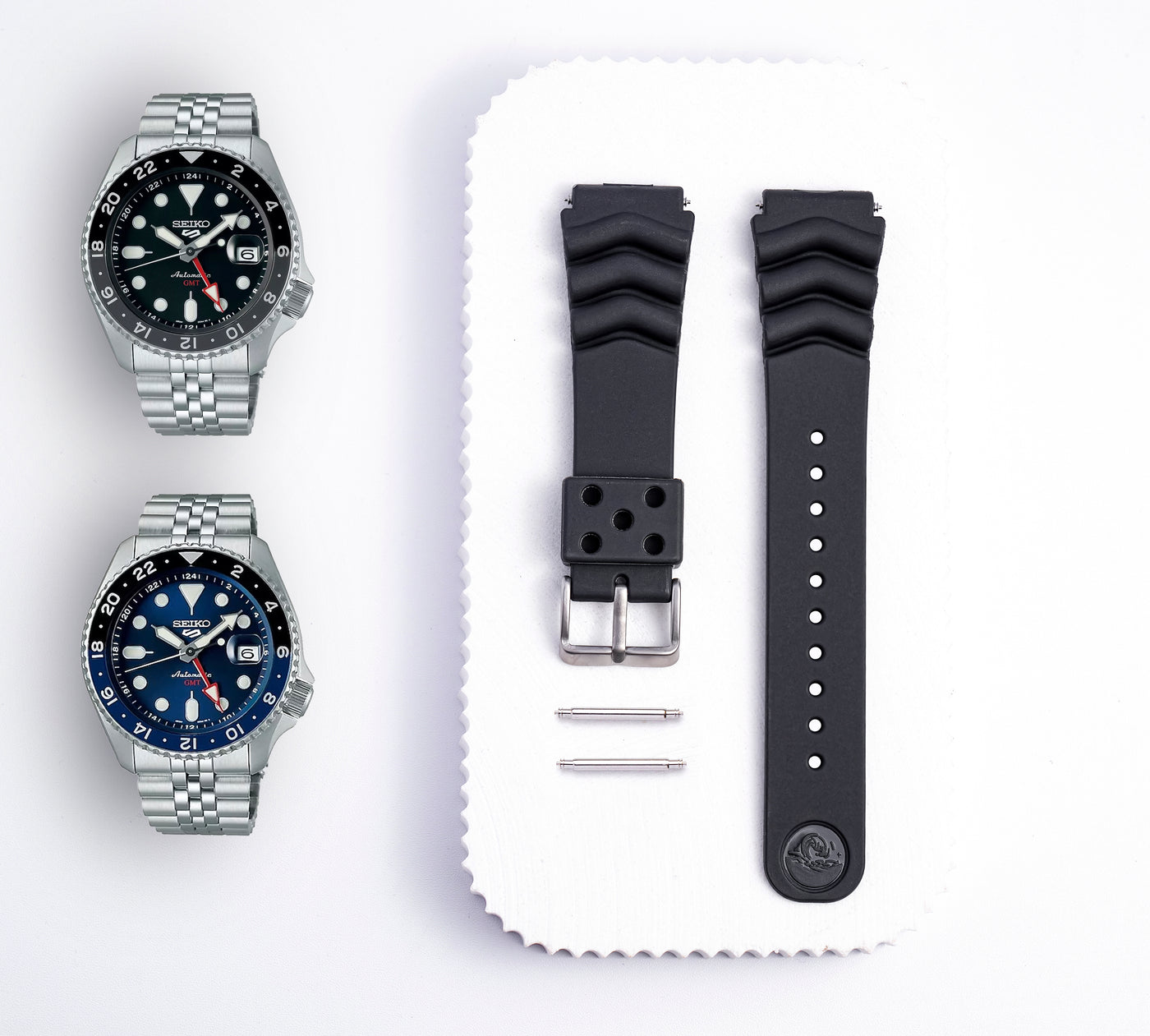 Scuba Diver Silicone Strap | 22mm Black | Z22 4FY8JZ | SKX Models