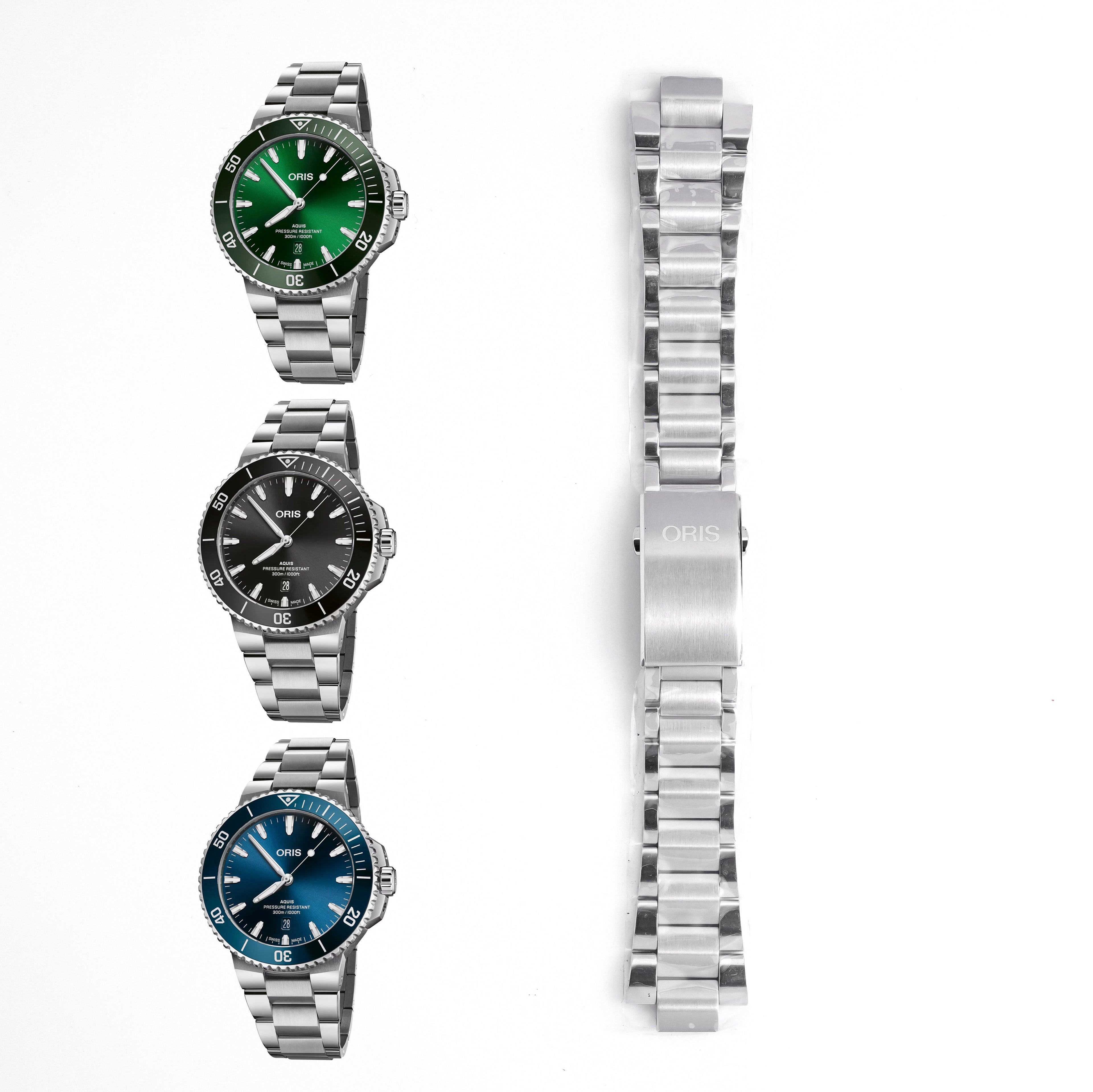 Genuine Oris Divers Aquis Stainless Steel Replacement Links 24mm 07 8 24 05PEB