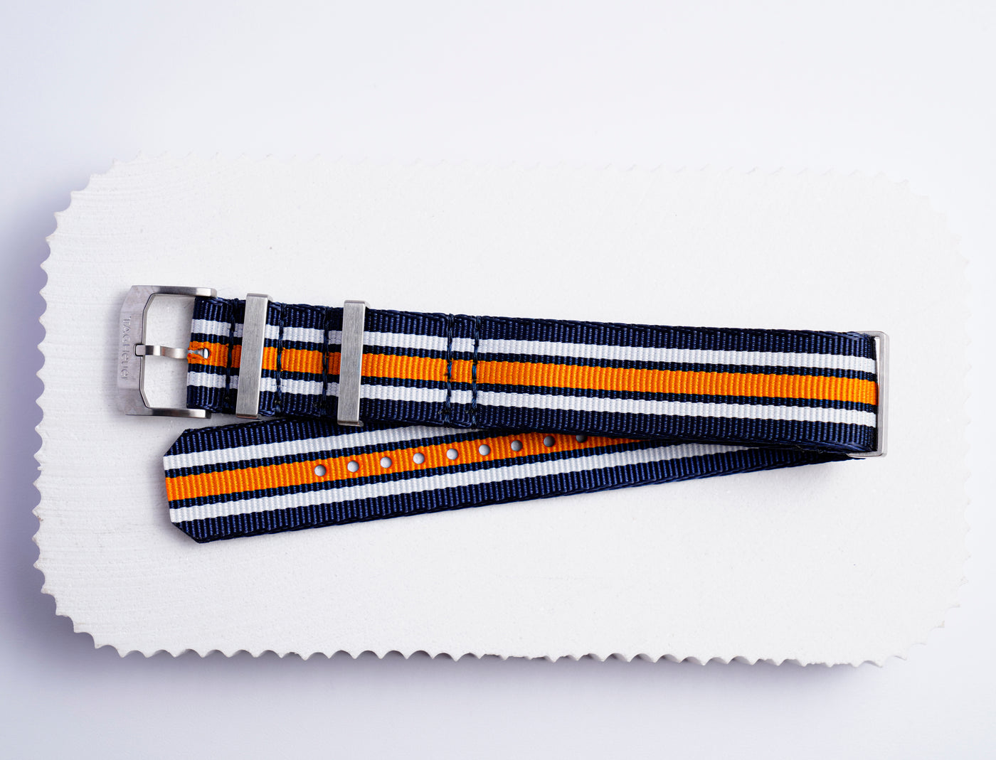 Formula 1 Fabric Strap | 21mm Blue Grey Orange | FC8196