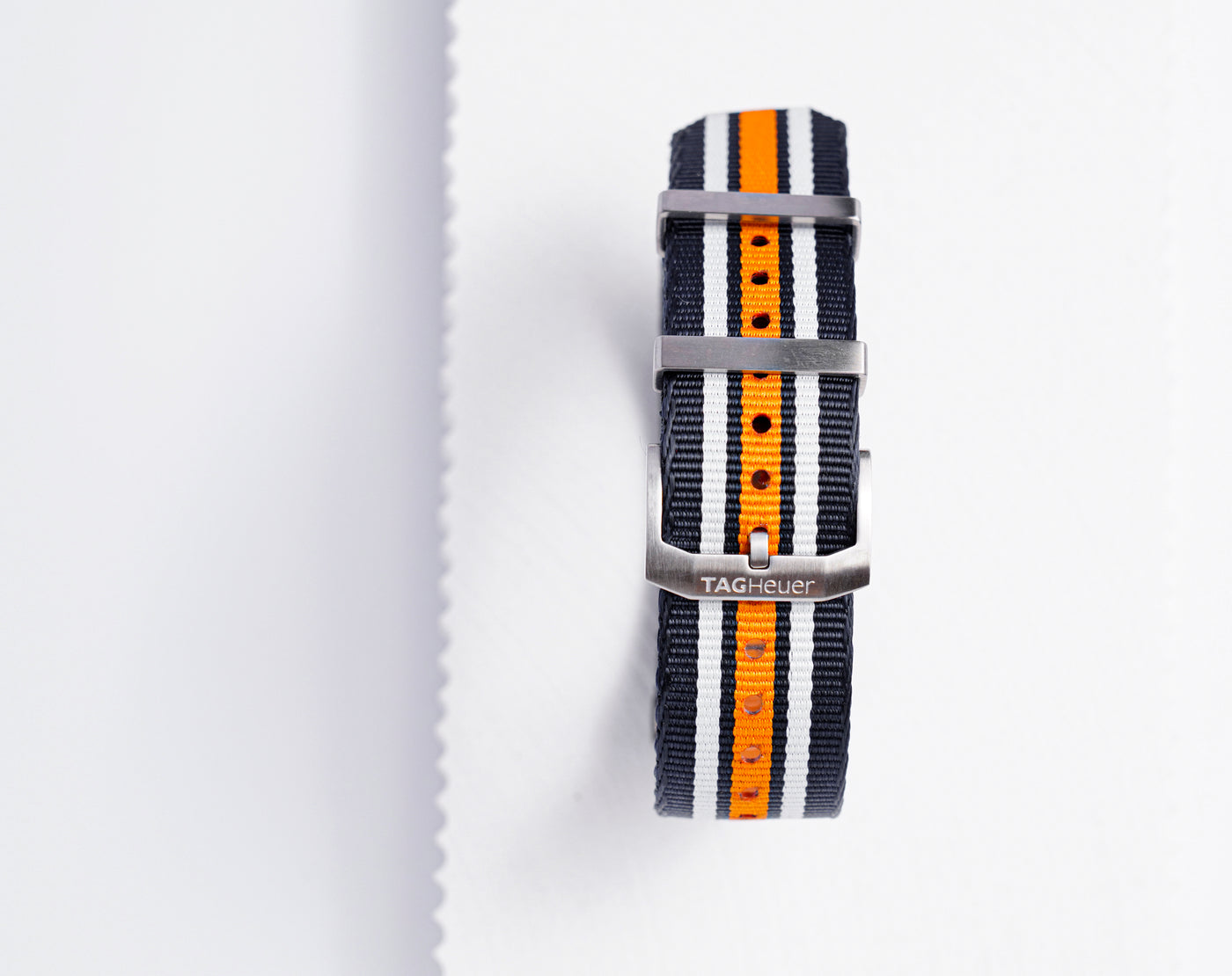 Formula 1 Fabric Strap | 21mm Blue Grey Orange | FC8196