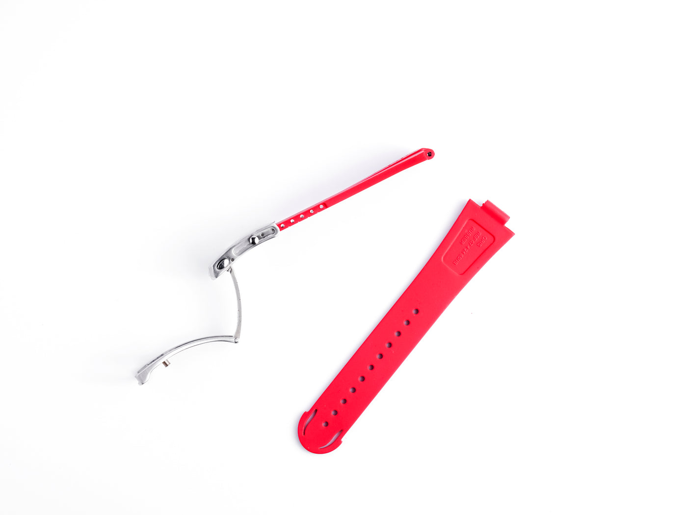Aquis Rubber Strap | 24mm Red | 07 4 24 66EB | Model 7730