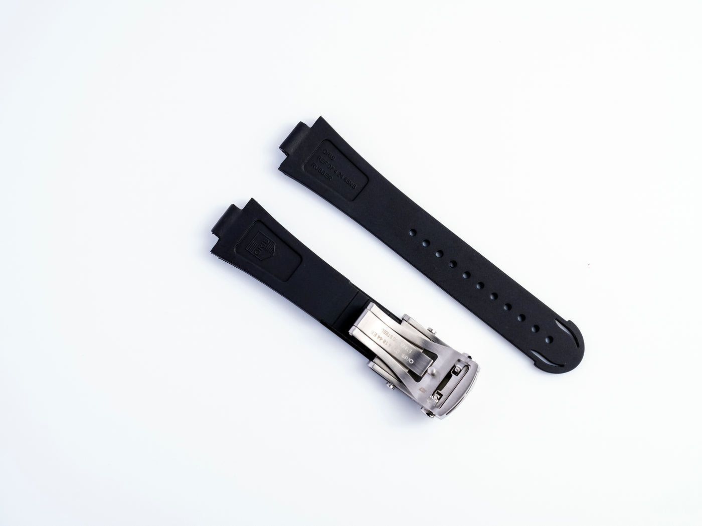 Aquis Rubber Strap | 24mm Black | 07 4 24 | 7730 7733 7743 7754
