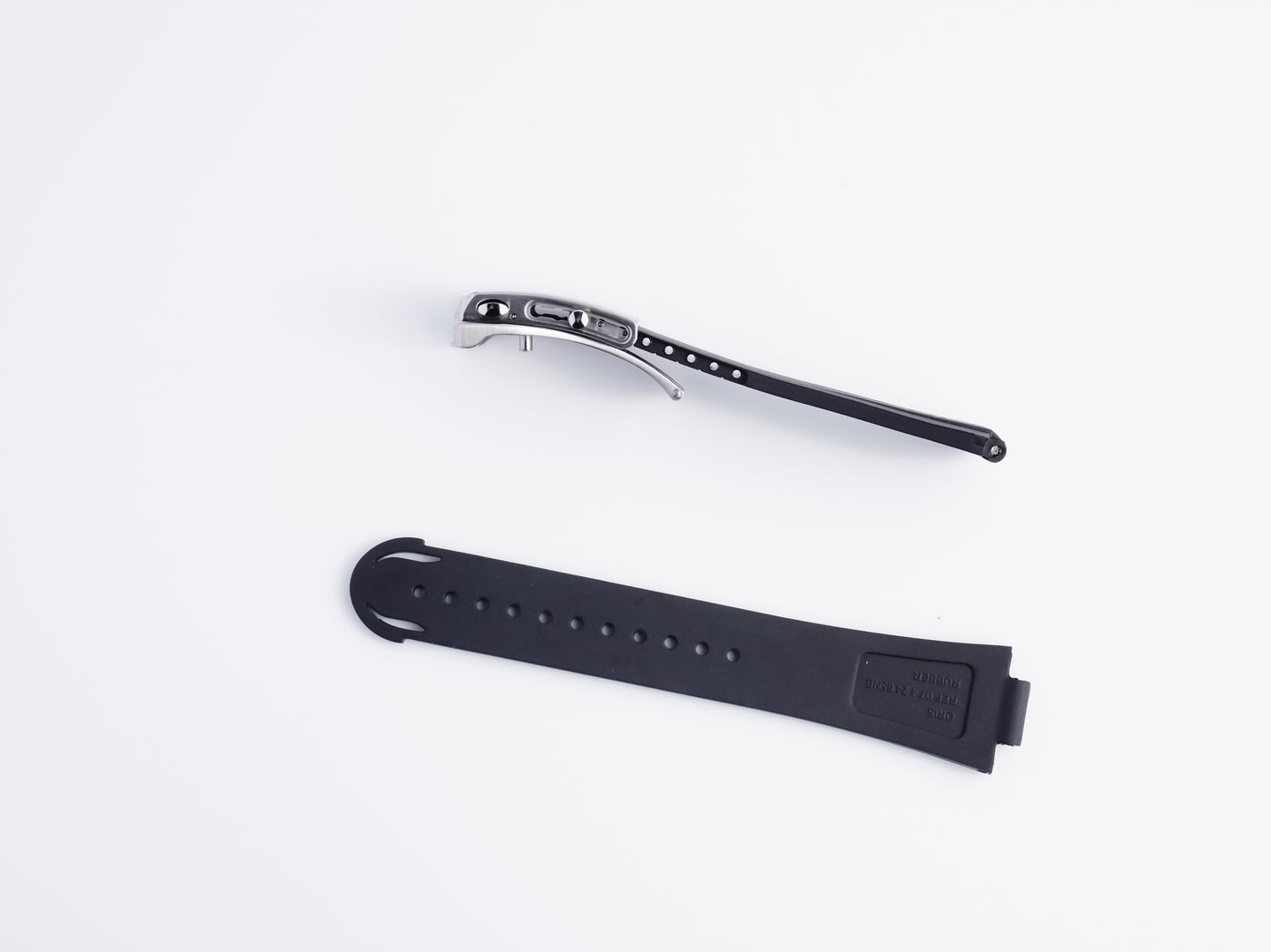 Aquis Rubber Strap | 24mm Black | 07 4 24 | 7730 7733 7743 7754